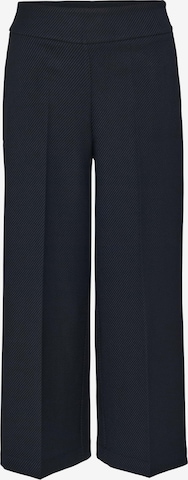 OPUS Wide leg Pleated Pants 'Misha' in Blue: front