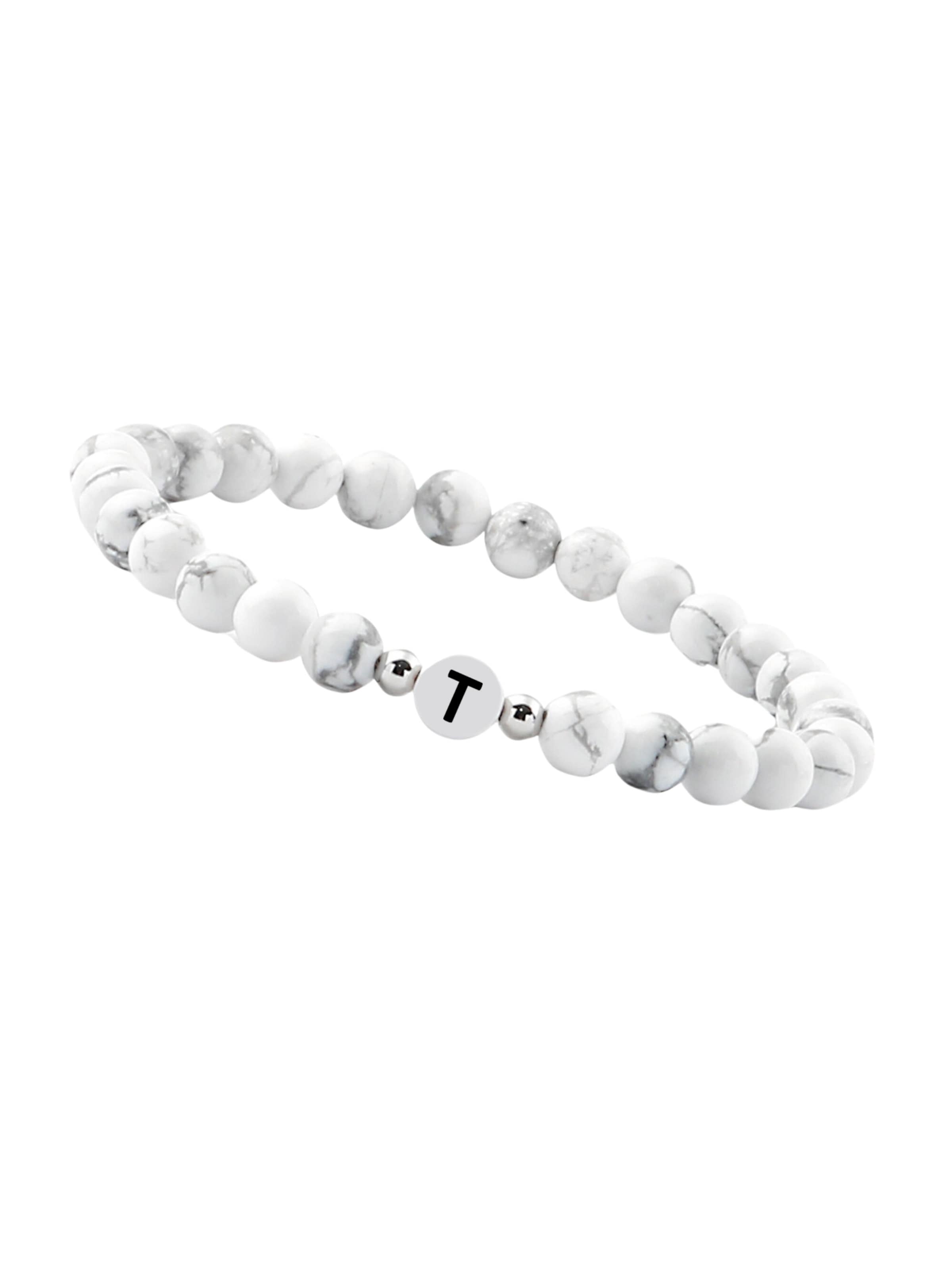 Bracelet GOOD.designs en blanc : devant