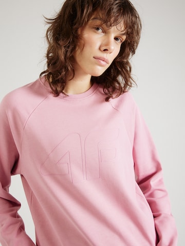 4F Sport sweatshirt i rosa