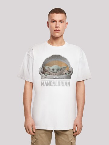 F4NT4STIC Shirt 'Star Wars The Mandalorian The Child Pod' in White: front