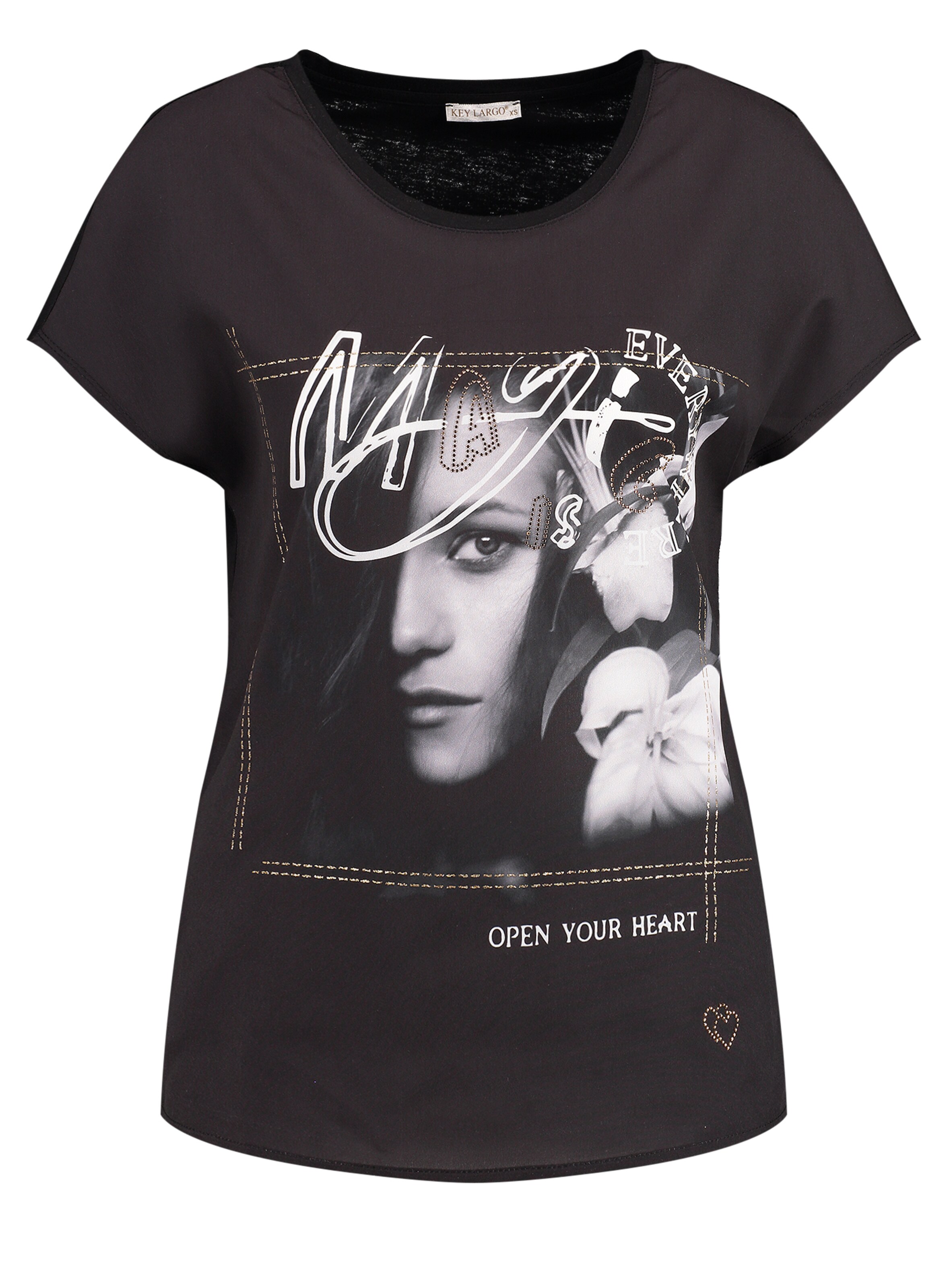 T-shirt 'WT MAGIC' Key Largo en noir : devant