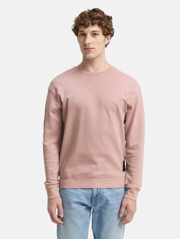 TOM TAILOR DENIM Sweatshirt in Rood: voorkant