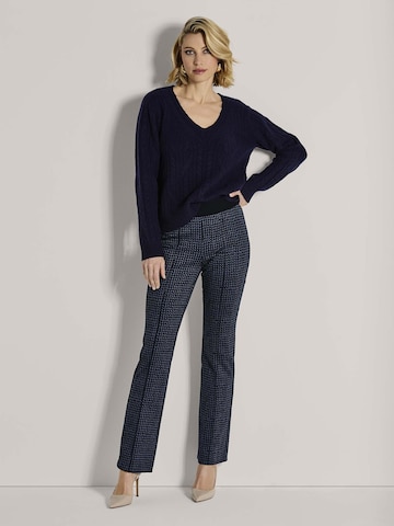 évasé Pantalon MADELEINE en bleu