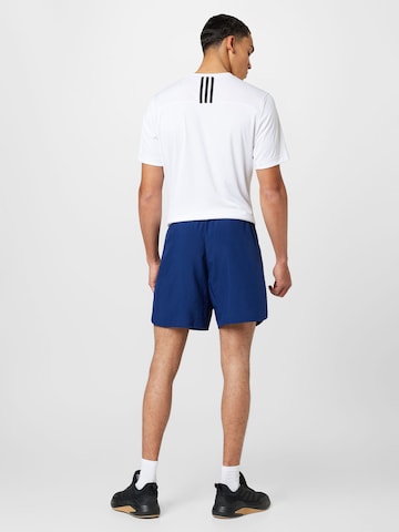 ADIDAS SPORTSWEAR Regular Workout Pants 'Designed for Movement' in Blue