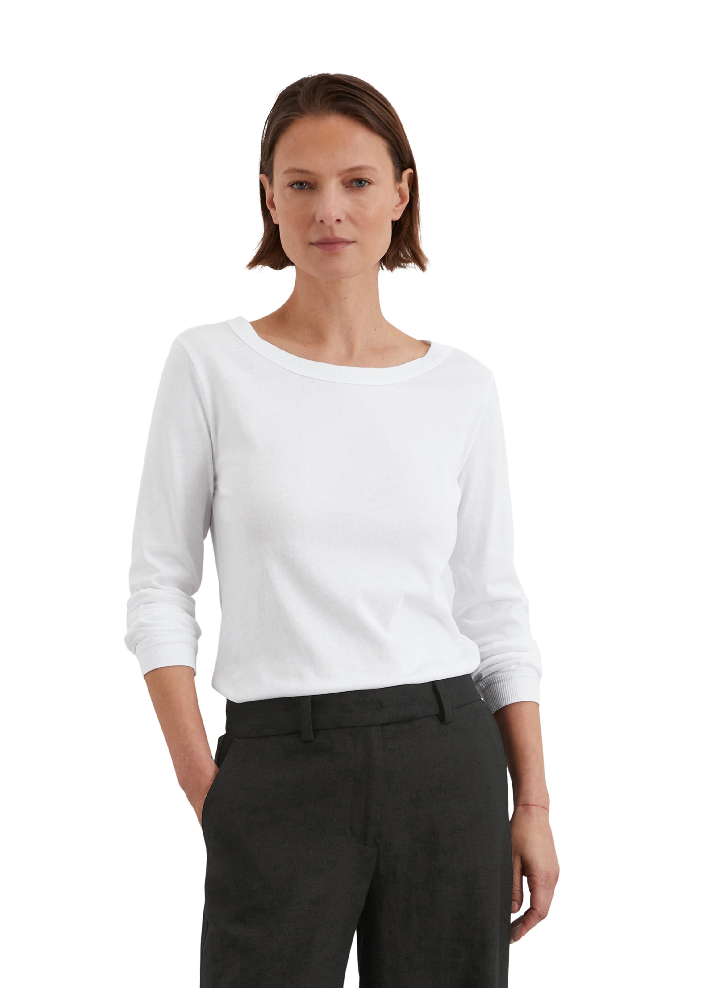 Marc O'Polo Shirt in White: front