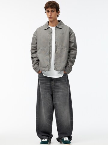 Veste mi-saison Pull&Bear en gris
