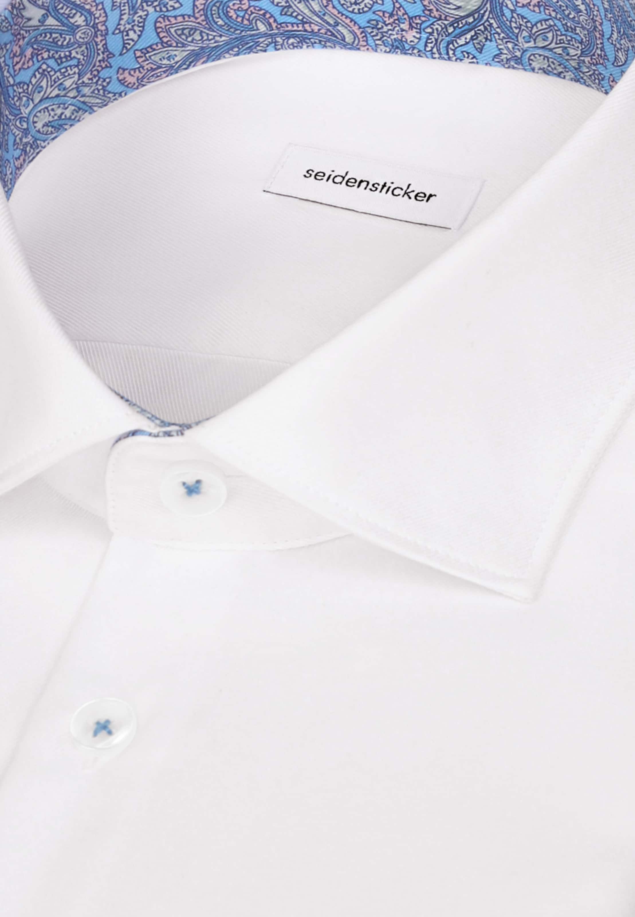 Coupe regular Chemise business SEIDENSTICKER en blanc