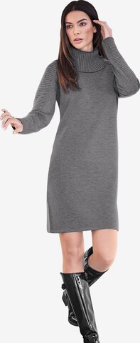 Rick Cardona by heine Knitted dress in Grey: front