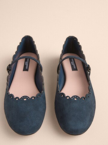 Ballerines à lanières 'Elfie' Next en bleu
