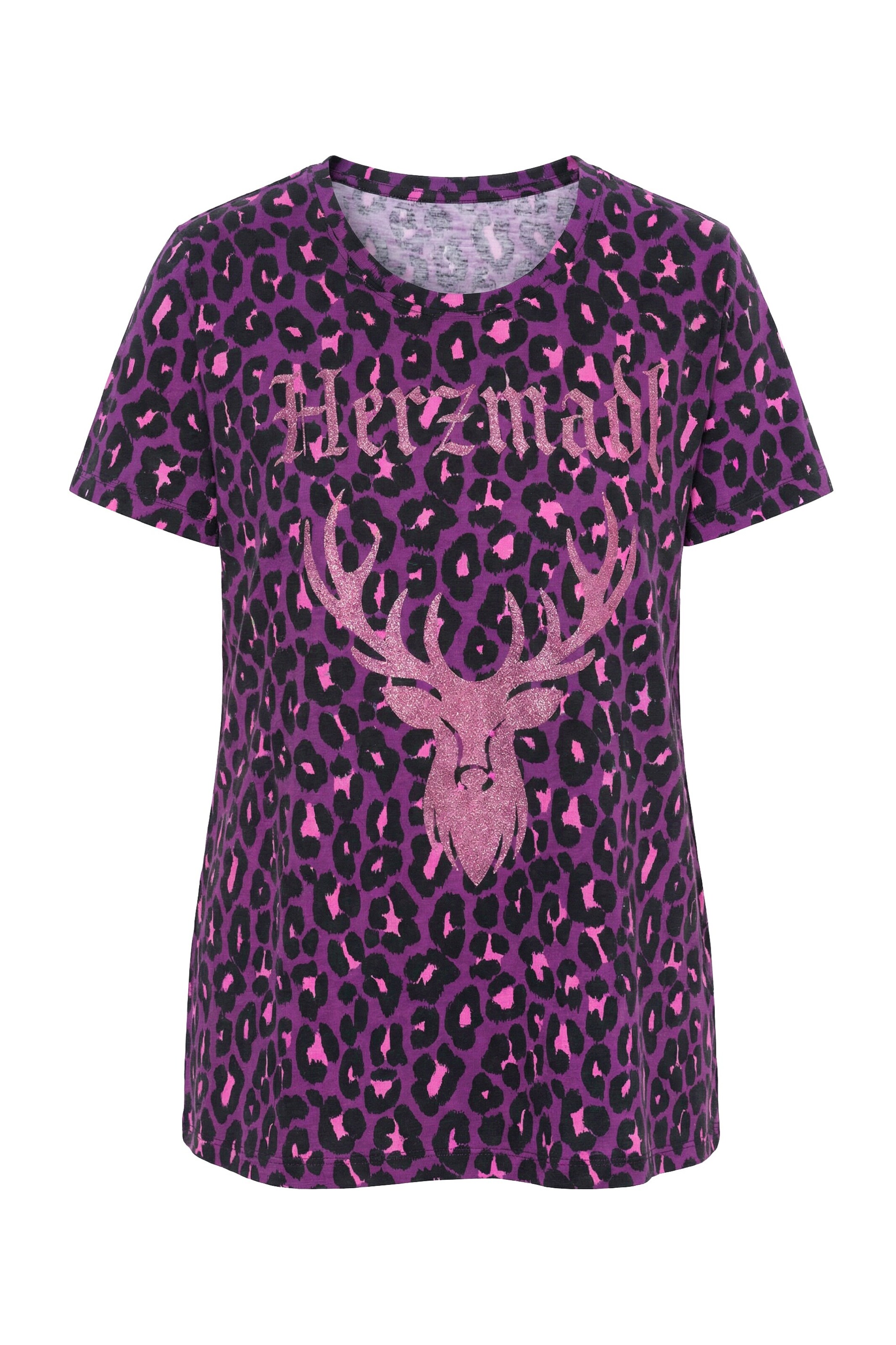 Ulla Popken Shirt in Lila: Vorderseite