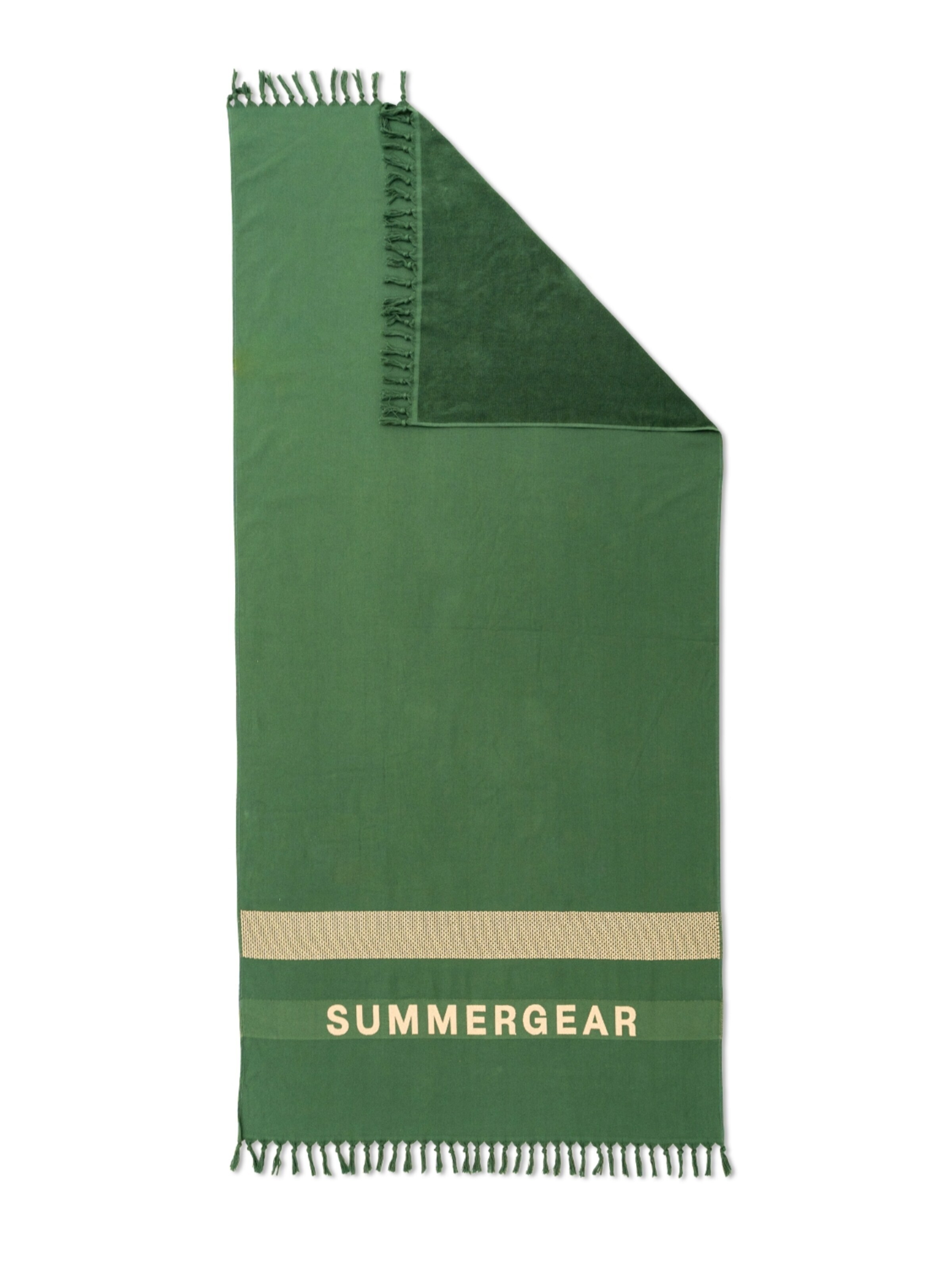 Serviette de plage 'Shore 100 X 200 cm' SummerGear en vert