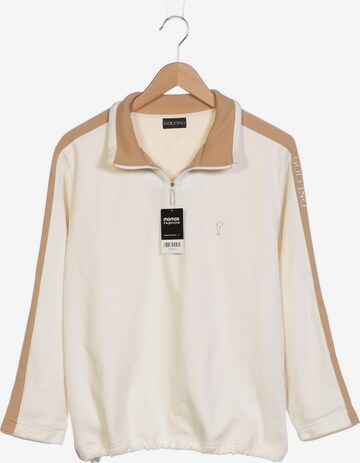 Golfino Sweatshirt & Zip-Up Hoodie in XL in White: front