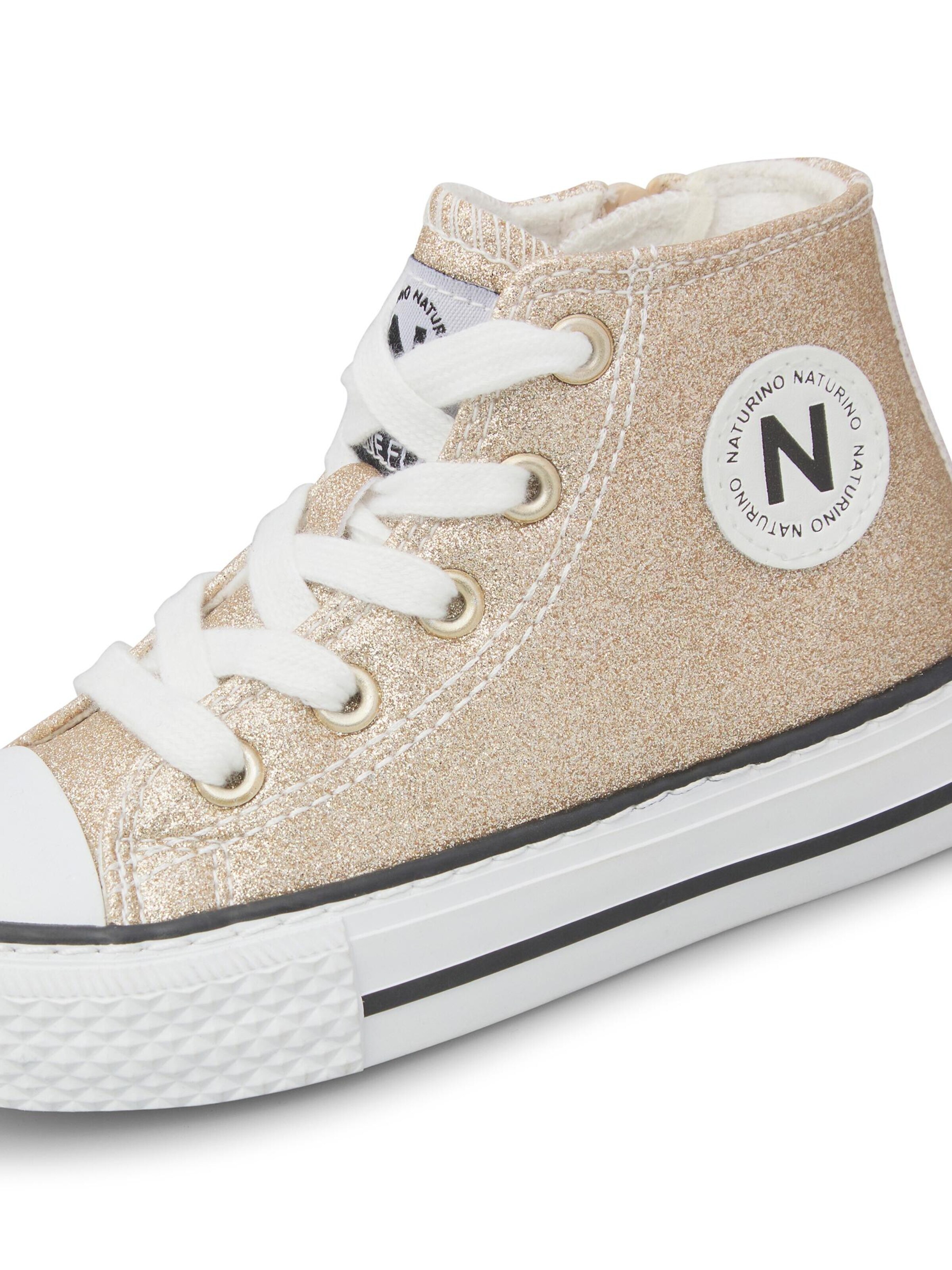 NATURINO Sneakers 'YLFAS.' in Goud