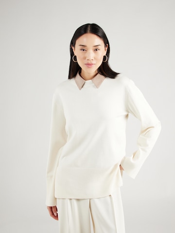 Pull-over 'Ursana' mbym en blanc : devant