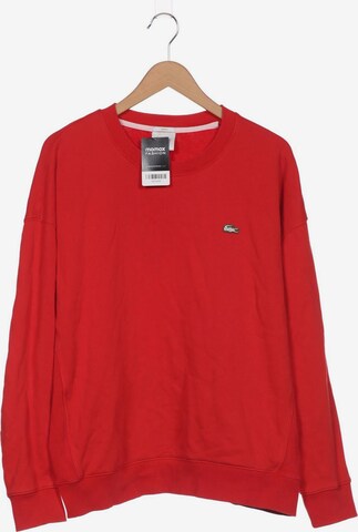 Lacoste LIVE Sweatshirt & Zip-Up Hoodie in XL in Red: front