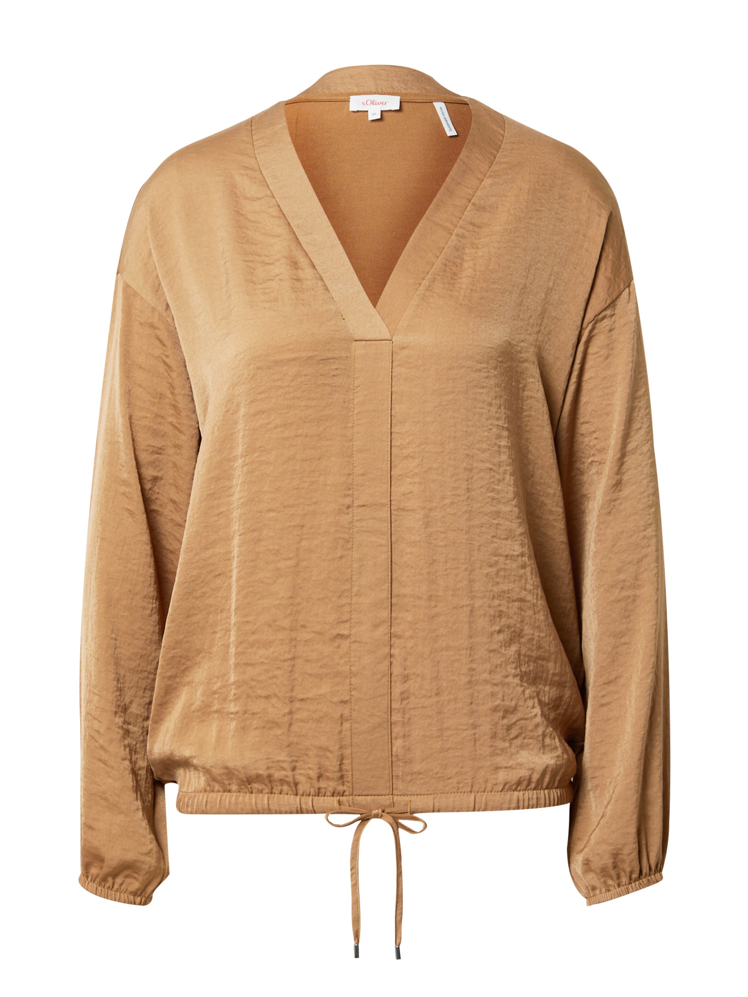 s.Oliver Bluse in Braun: Vorderseite