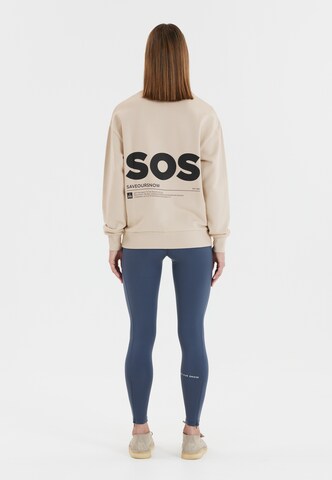 SOS Sweatshirt 'Bovec' in Beige
