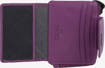 Braun Büffel Wallet 'Capri' in Purple