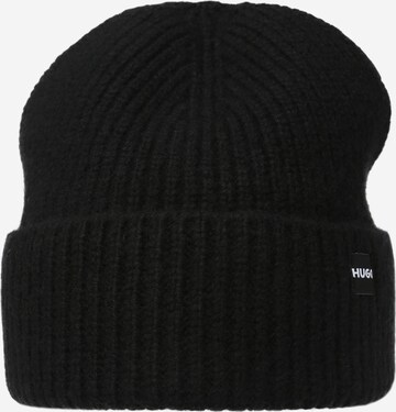 HUGO Red Beanie in Black