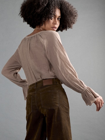 Apricot Wide leg Jeans 'Flora' in Bruin