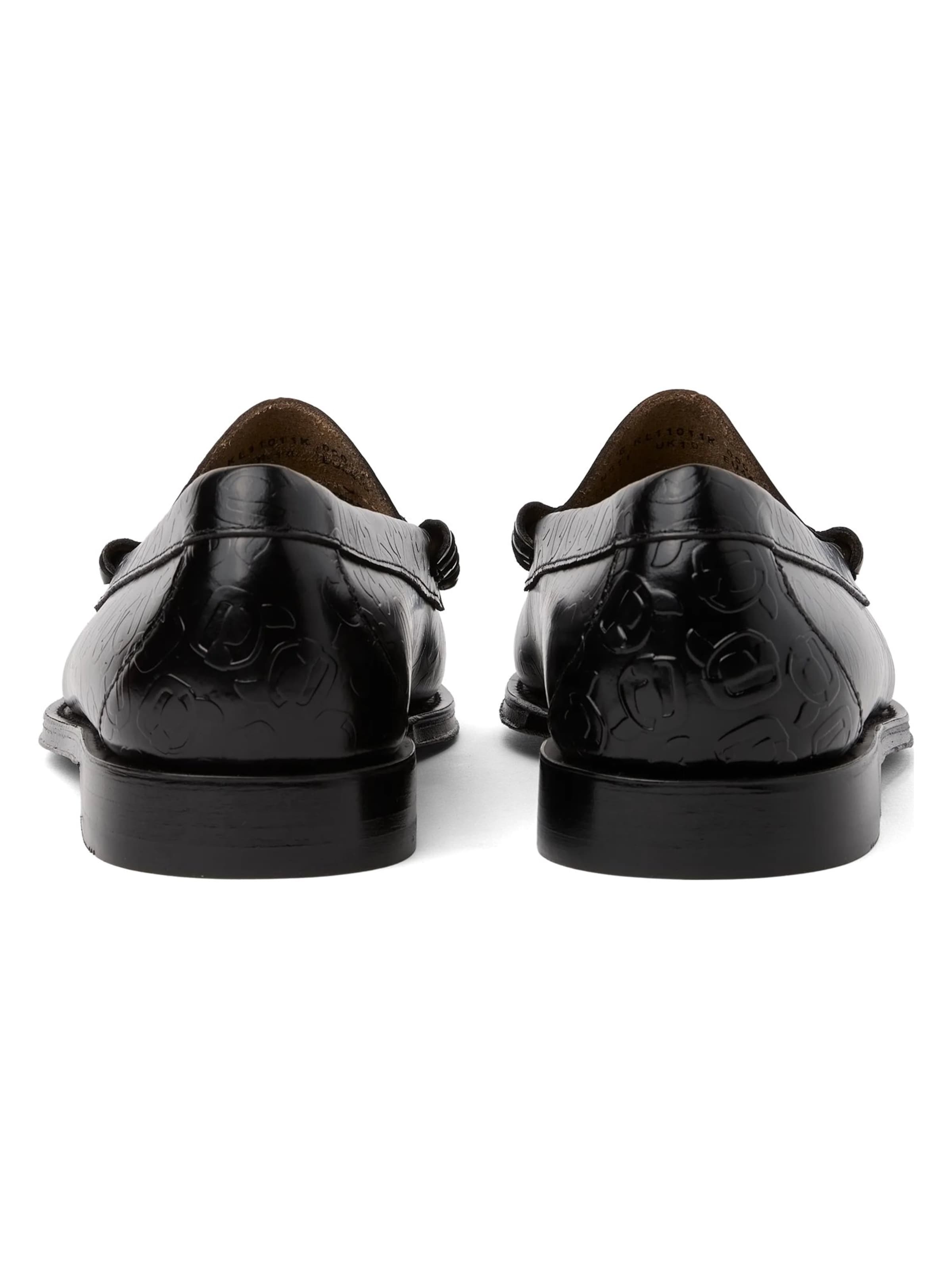 Karl Lagerfeld Instappers 'Kl X Bass Nft' in Zwart
