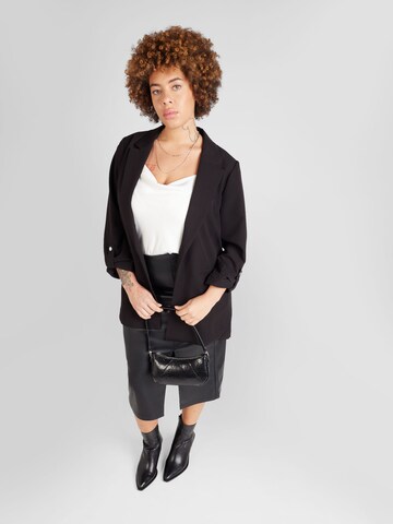 ABOUT YOU Curvy Blazer 'Willa' in Schwarz