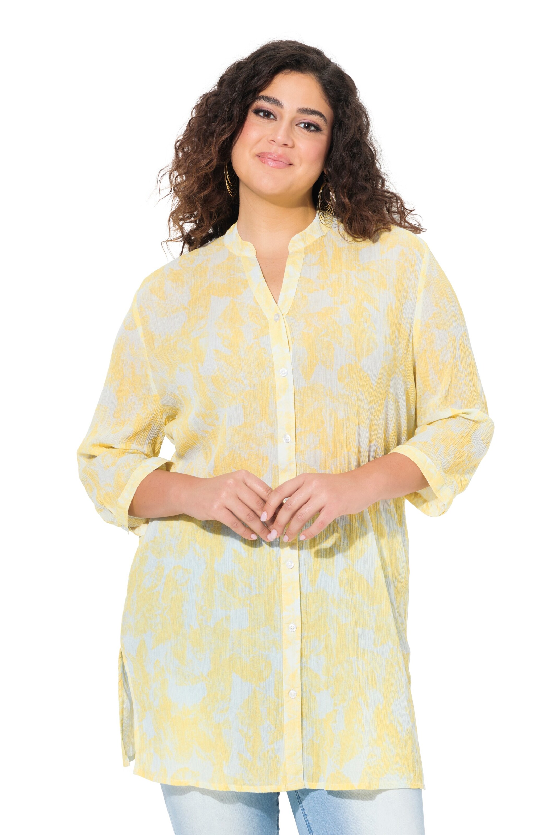 Ulla Popken Blouse in Yellow: front