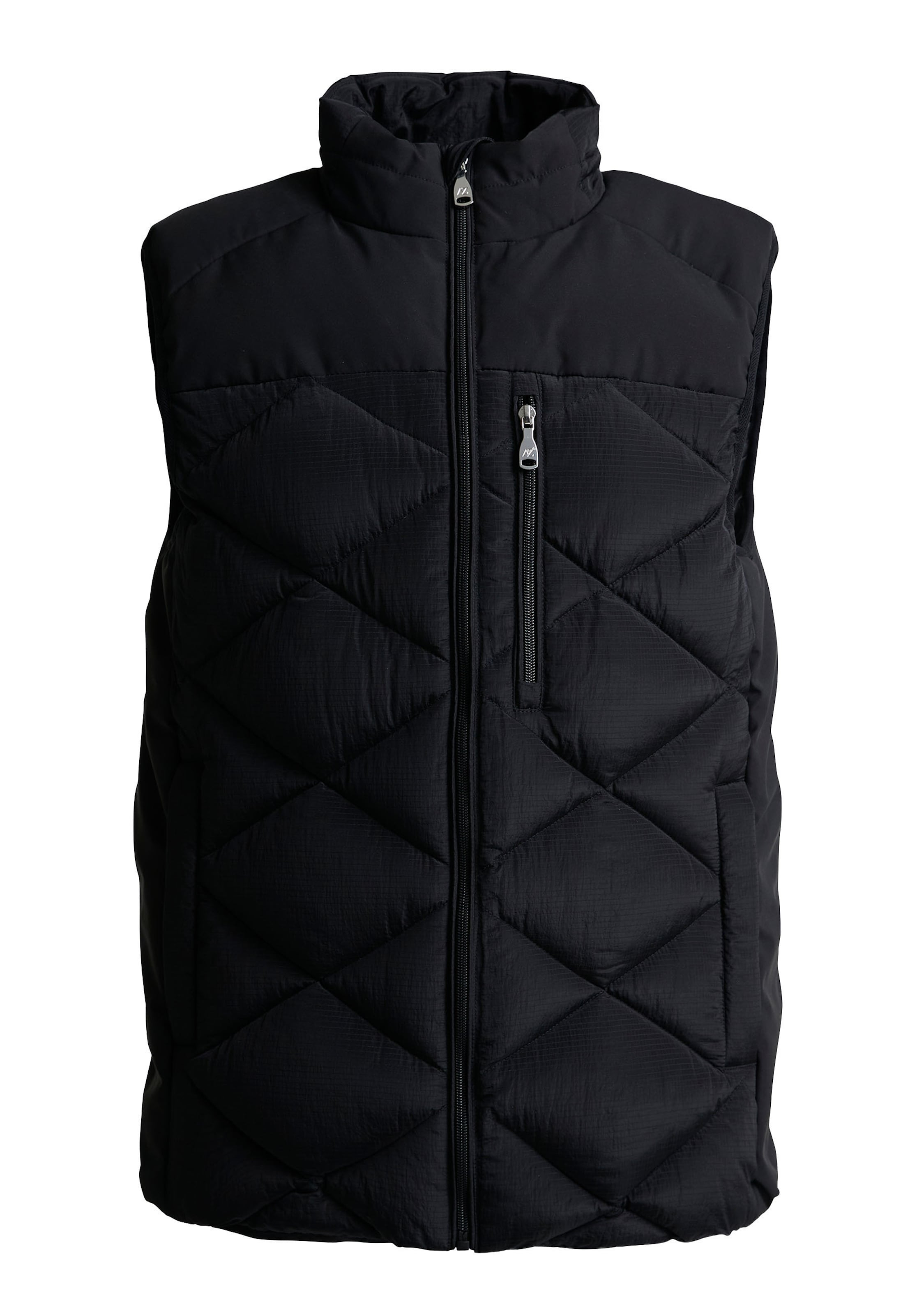 Alessandro Zavetti Vest 'Sabbatini' in Black: front