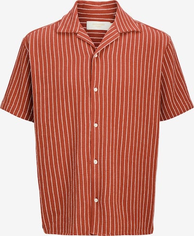 JACK & JONES Paita 'JORCOBA' värissä karpalo / valkoinen, Tuotenäkymä