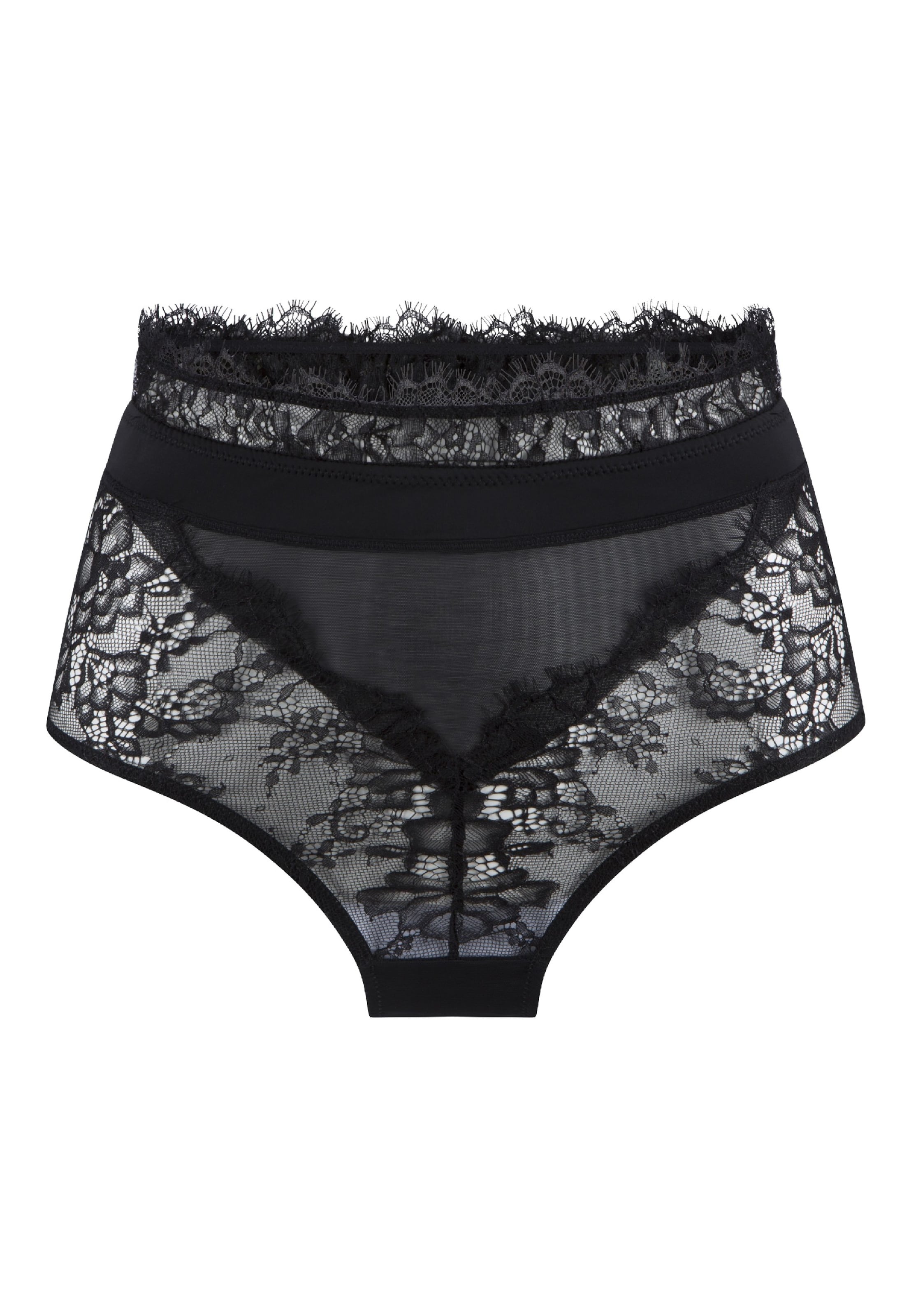 Slip di LingaDore in nero: frontale