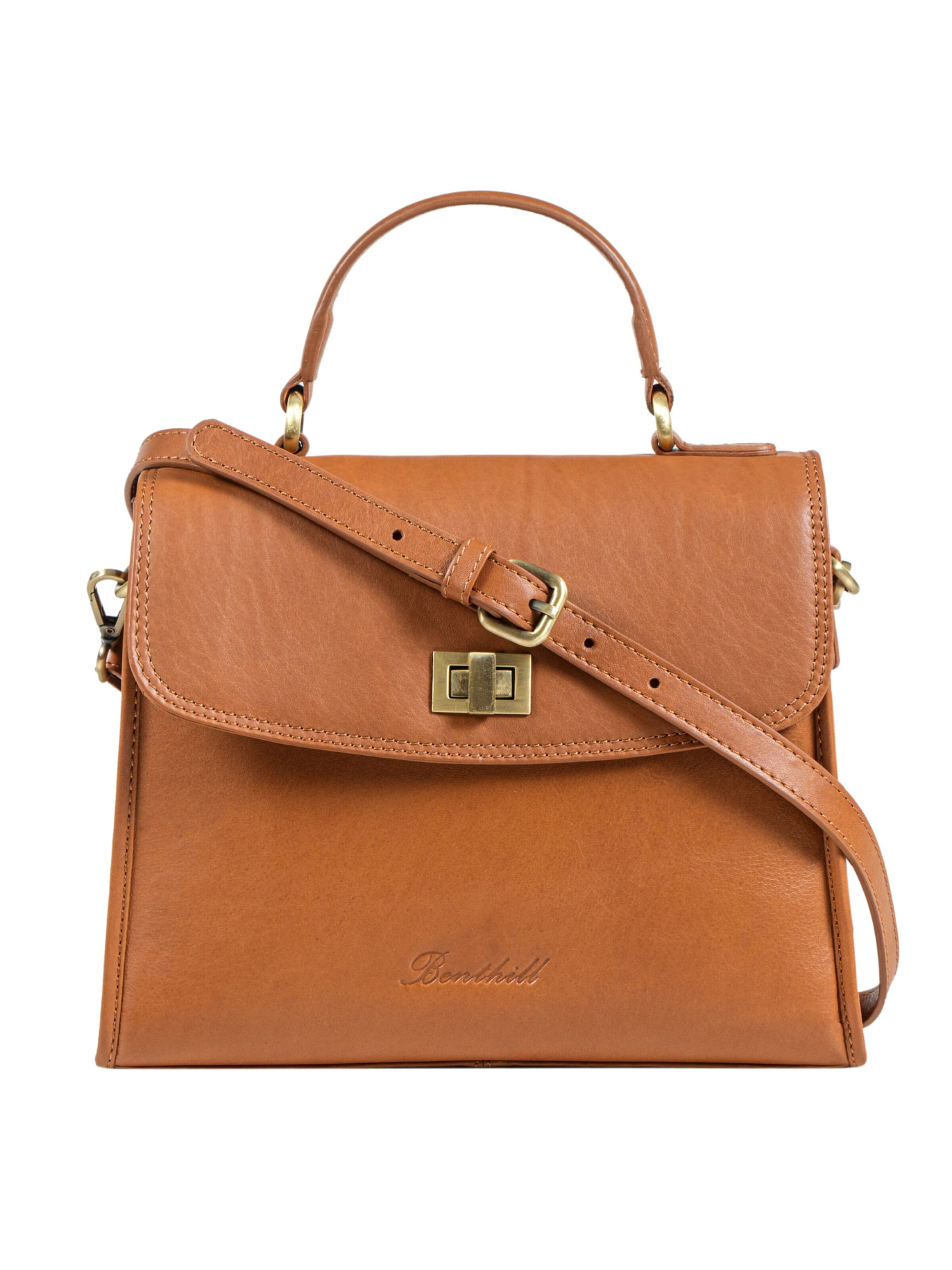 Benthill Handbag in Brown: front