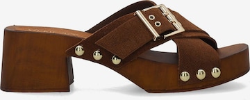 VENEZIA Mules 'Venezia' in Brown: front
