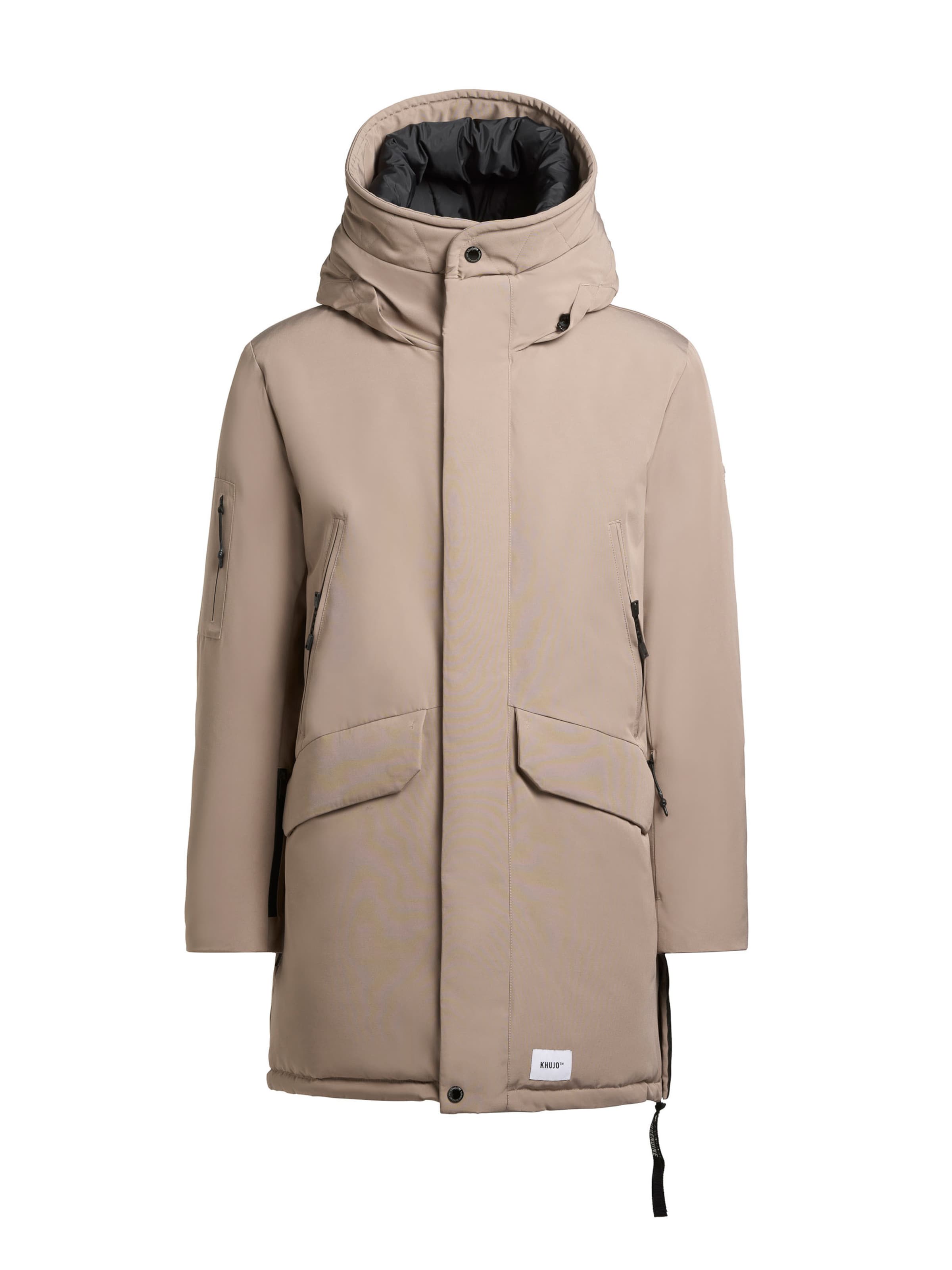 khujo Зимнее пальто 'Dachs' в Серый: спереди