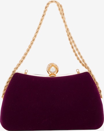 FELIPA Clutch in Purple: front