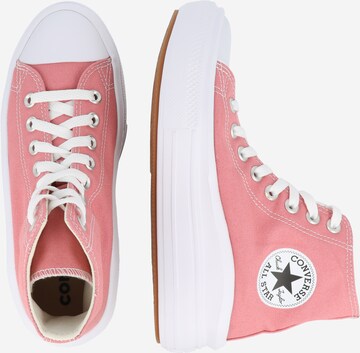 CONVERSE Sneakers hoog 'Chuck Taylor All Star Move' in Roze