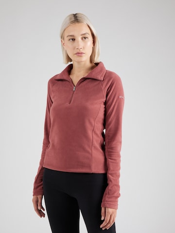 COLUMBIA Αθλητική μπλούζα φούτερ 'Glacial™ IV' σε κόκκινο: μπροστά