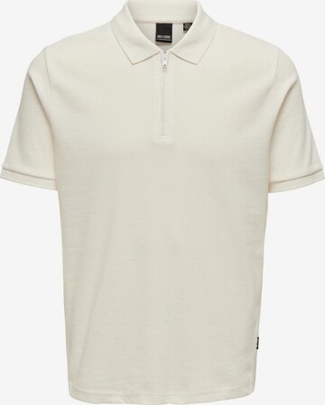 Only & Sons Shirt 'MIKE' in Wit: voorkant