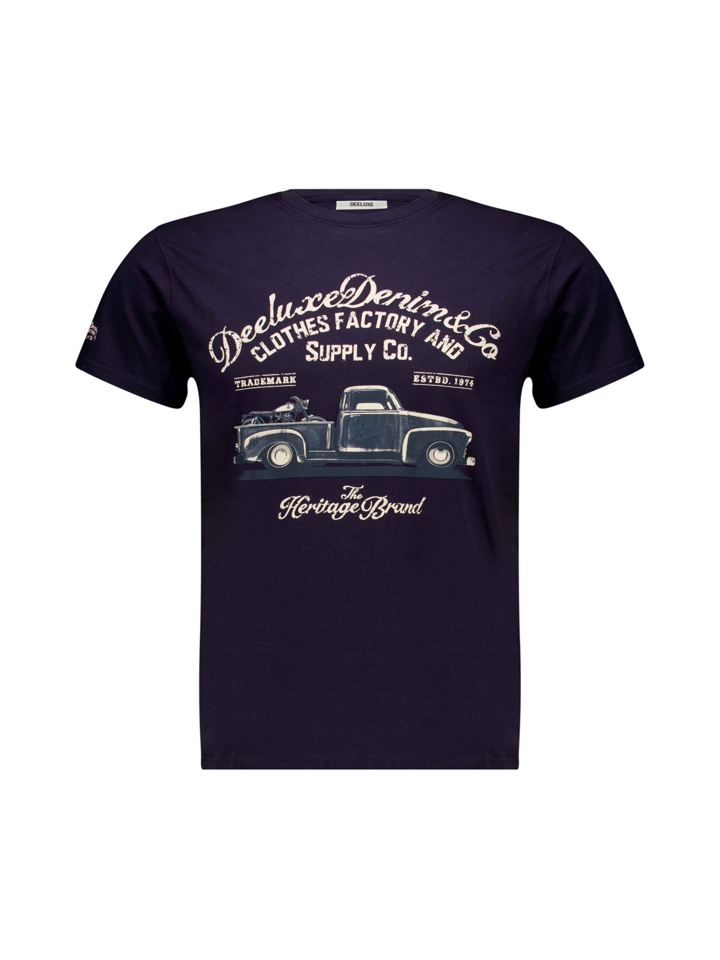 Deeluxe Shirt 'Truck' in Blauw: voorkant