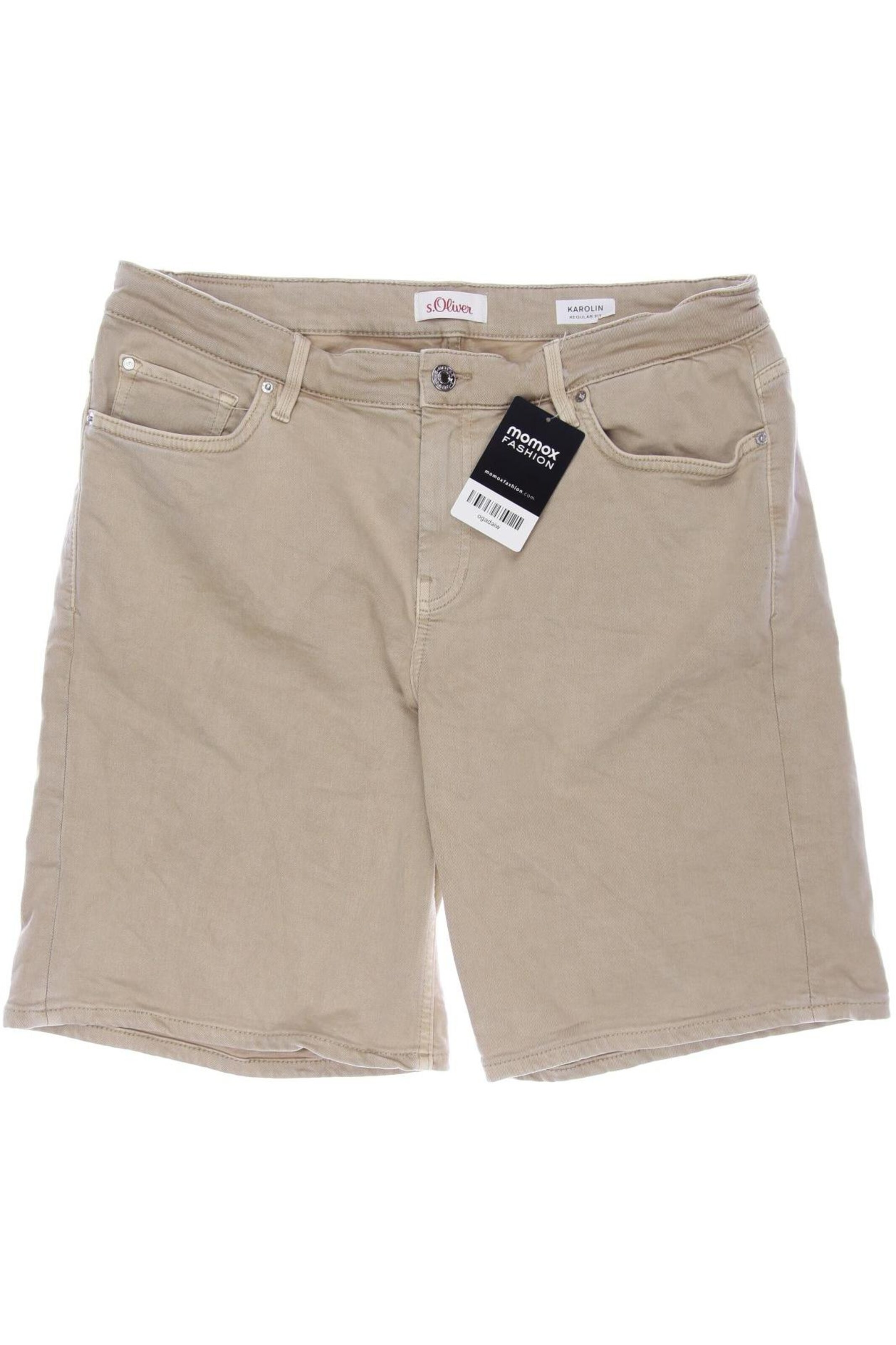 s.Oliver Shorts in L in Beige: front