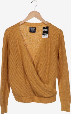 Abercrombie & Fitch Sweater & Cardigan in L in Yellow: front