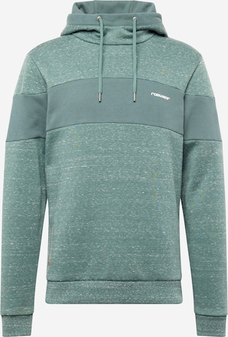 Ragwear Sweatshirt 'Peacey' in Green: front