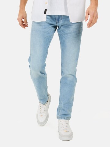 CAMEL ACTIVE Slimfit Slim Fit fleXXXactive® Cooling Jeans in Blau: Vorderseite