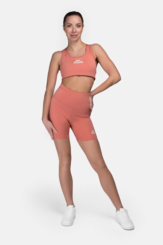 LONSDALE Bustier Športni nederček 'WARDOUR' | oranžna barva