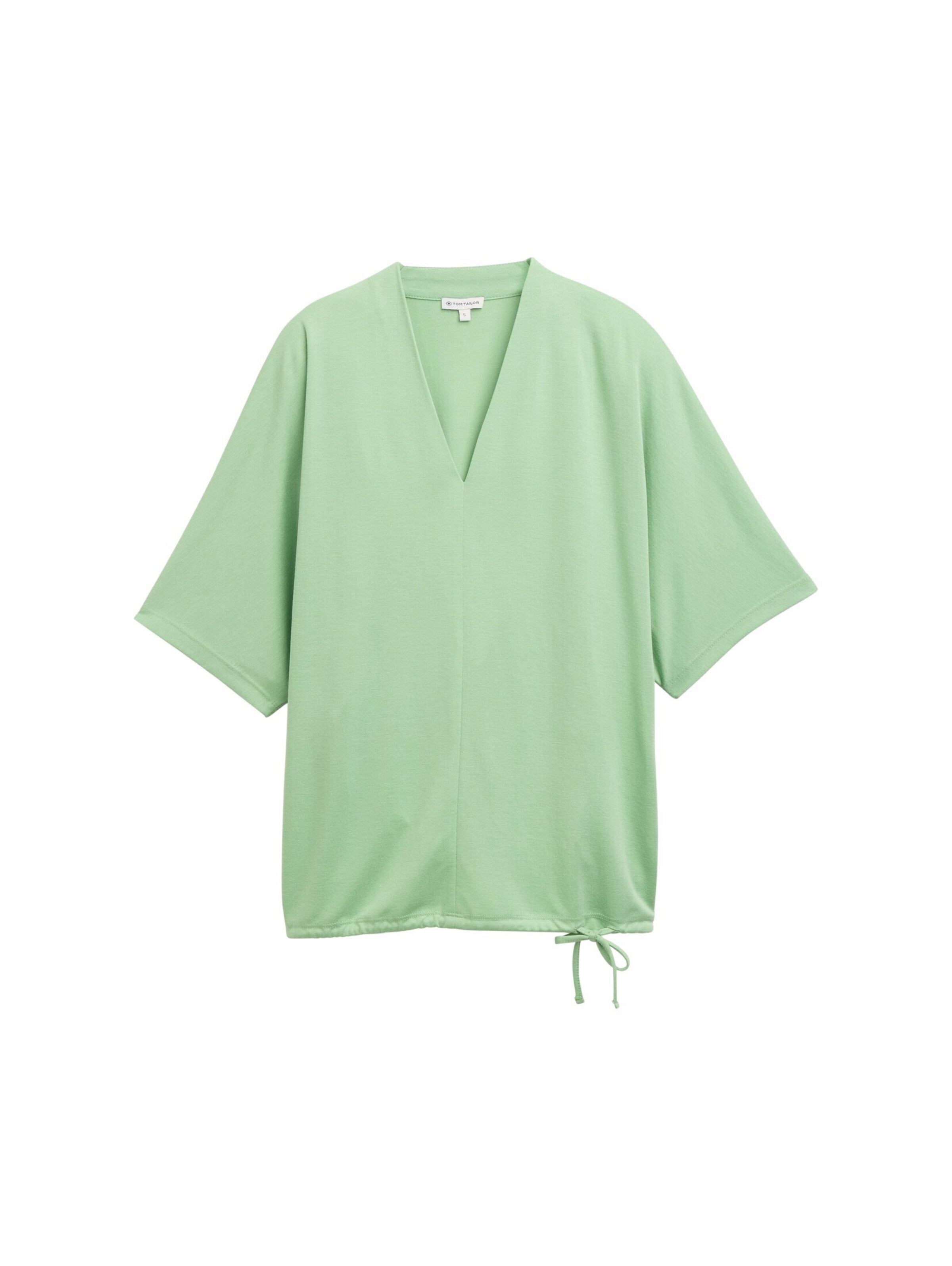 TOM TAILOR Shirt in Groen: voorkant