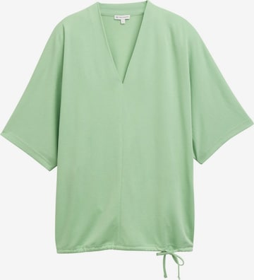 TOM TAILOR Shirt in Groen: voorkant