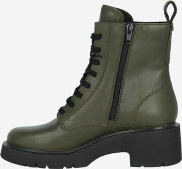 CAMPER Lace-Up Ankle Boots 'Milah ' in Green