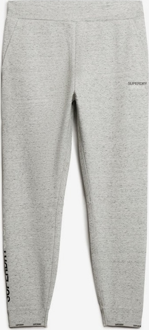Superdry Slim fit Workout Pants in Grey: front
