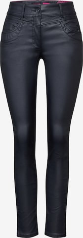 CECIL Slimfit Hose in Schwarz: Vorderseite