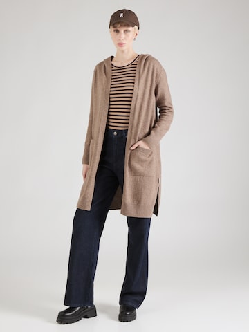 ARMEDANGELS Knit Cardigan 'WARMA' in Brown: front