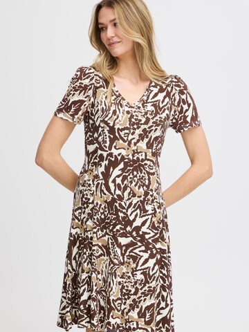 Fransa Dress ' Fedot ' in Brown